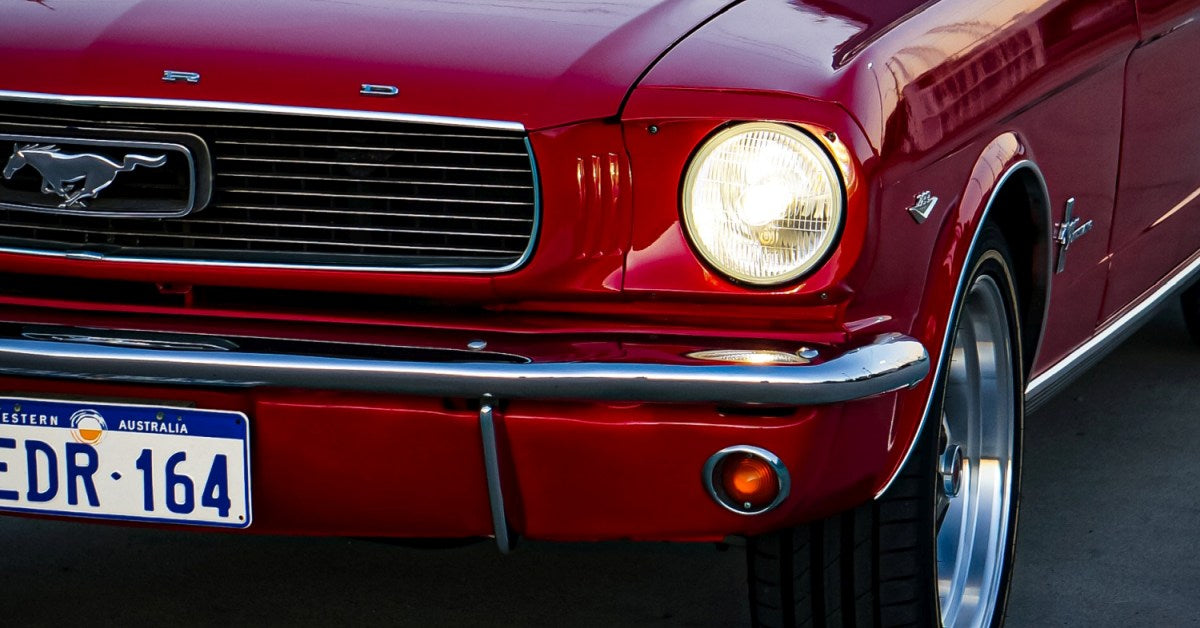 1966 shop mustang headlights