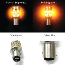 Load image into Gallery viewer, Amber LED Bulb (Dual Contact / Offset Bayonet)

