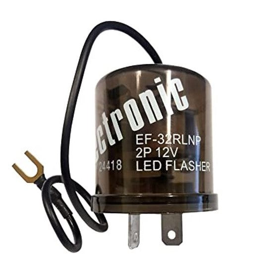 2-Pin LED Electronic Flasher Relay, 12V Indicator Light Flasher Relay 2-Pin LED Electronic Flasher Relay, 12V Indicator Light Flasher Relay